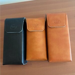 Crap Sunglasses Case- Black and Tan